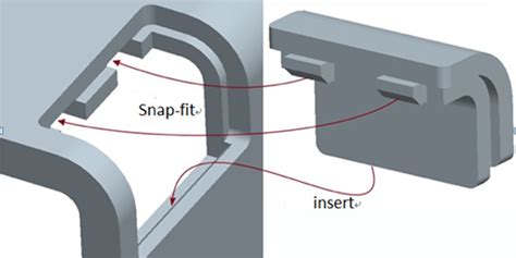 sheet metal snap fit design|snap fit molding tool.